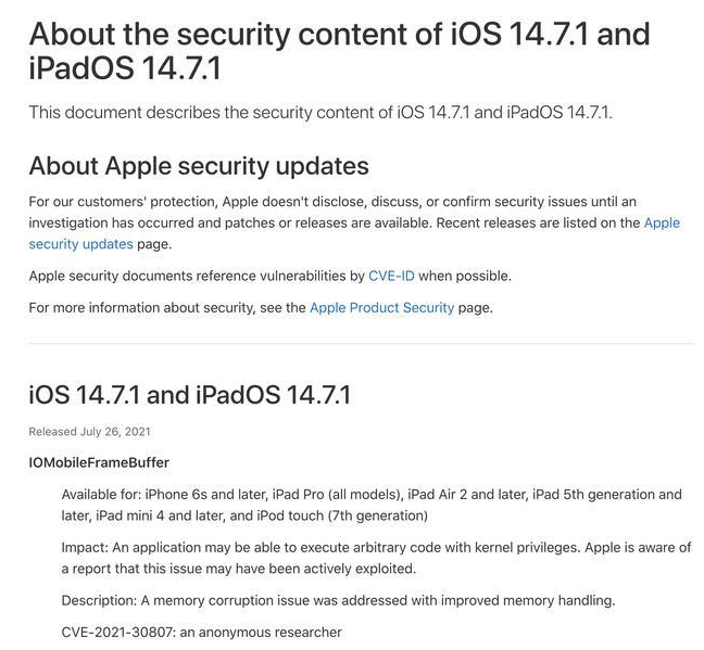 兴海苹果手机维修分享iOS 14.7.1 正式版更新内容及升级方法 
